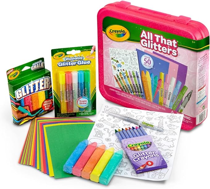 Crayola All That Glitters Art Case Coloring Set