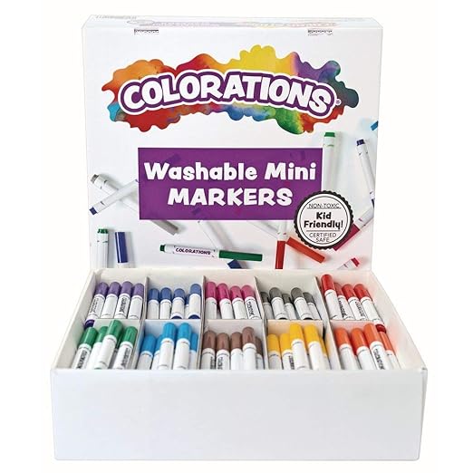 Colorations Washable Mini Markers