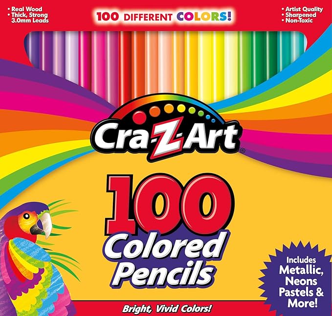 Cra-Z-art Colored Pencils 100 Assorted Colors