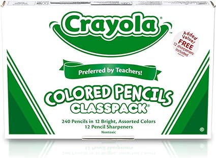 Crayola Colored Pencils Classpack (240 Ct)