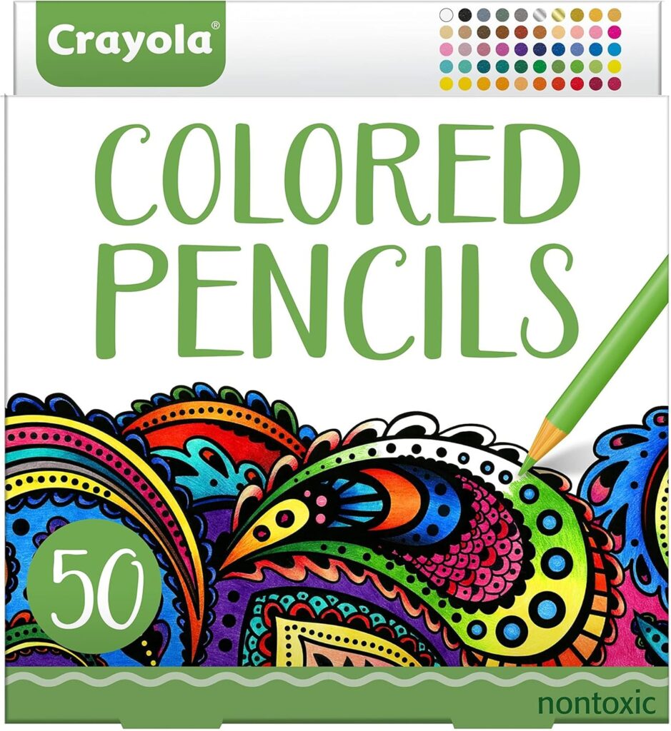 Crayola Colored Pencils For Adults (50ct)