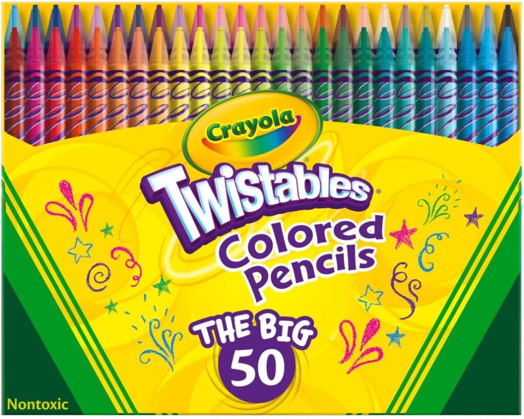 Crayola Twistables Colored Pencil Set (50ct)