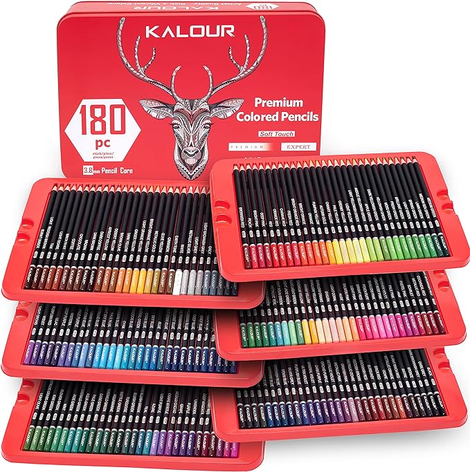 KALOUR 180 Colored Pencil for Artists