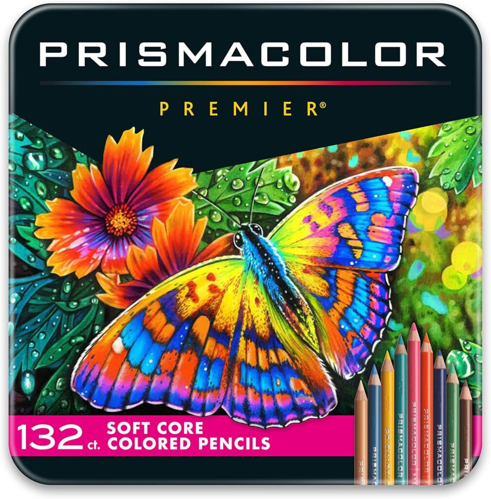 Prismacolor Colored Pencils, Premier Soft Core Pencils, Assorted, 132 Count