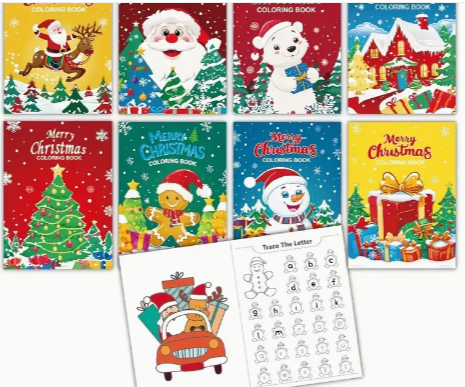 christmas coloring pages book