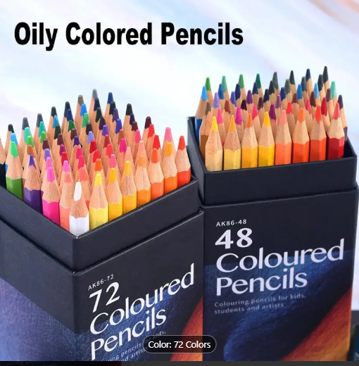 color pencils for professional oil based