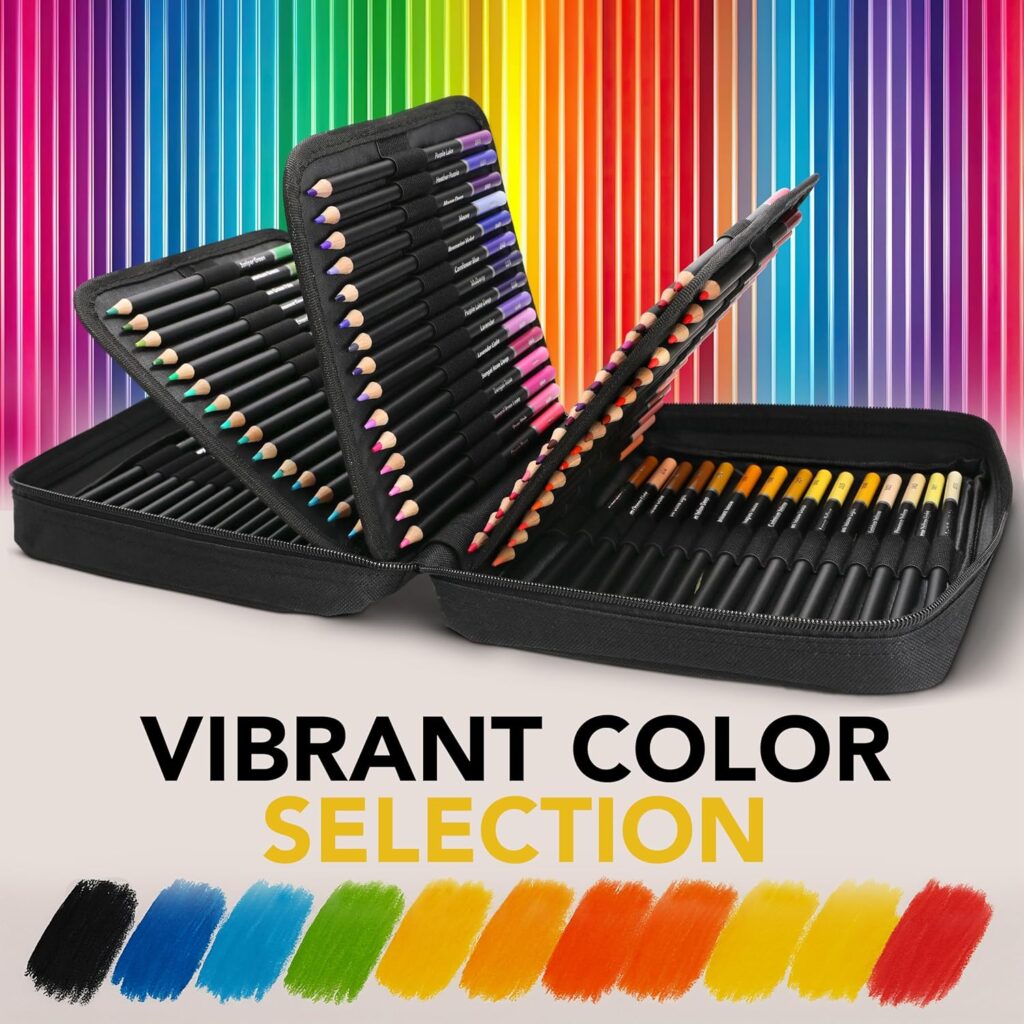 Color Pencils with Soft Core for Blending